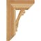 Ekena Millwork Merced Slat Rough Sawn Bracket, Western Red Cedar, 6"W x 18"D x 26"H BKT06X18X26MRC06RWR - alternate 3
